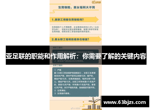 亚足联的职能和作用解析：你需要了解的关键内容