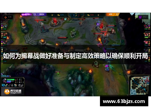 如何为揭幕战做好准备与制定高效策略以确保顺利开局